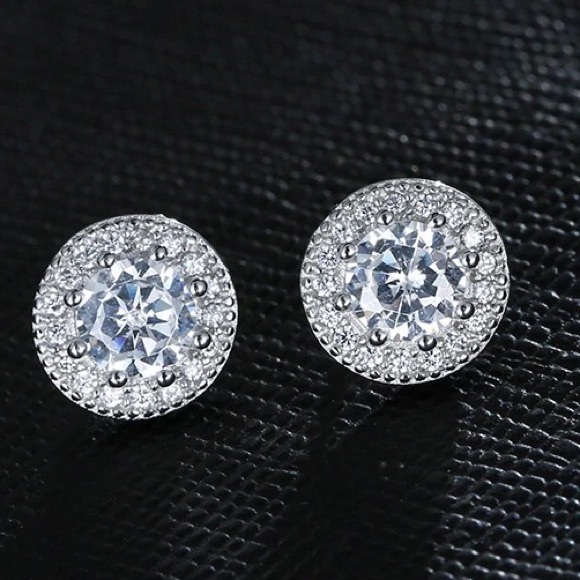 Small Stud Earrings - Picture 2 of 4